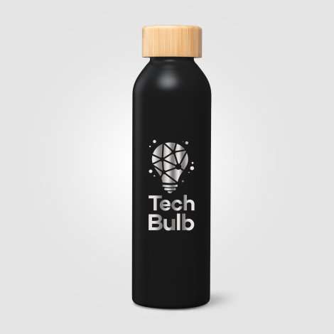 Gourde en aluminium recyclé 590 ml personnalisable Eden