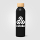Gourde en aluminium recyclé 590 ml personnalisable Eden Gourde en aluminium recyclé 590 ml personnalisable Eden