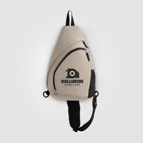 Sac bandoulière en nylon rPET 15 L personnalisable Helsinki