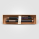 Coffret cadeau stylos en plastique recyclé personnalisable York Coffret cadeau stylos en plastique recyclé personnalisable York
