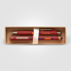 Coffret cadeau stylos en plastique recyclé personnalisable York Coffret cadeau stylos en plastique recyclé personnalisable York