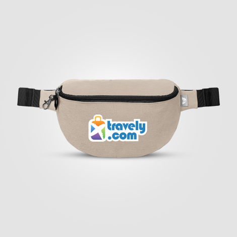 Sac banane en rPET 2 L avec crochet antivol Helsinki