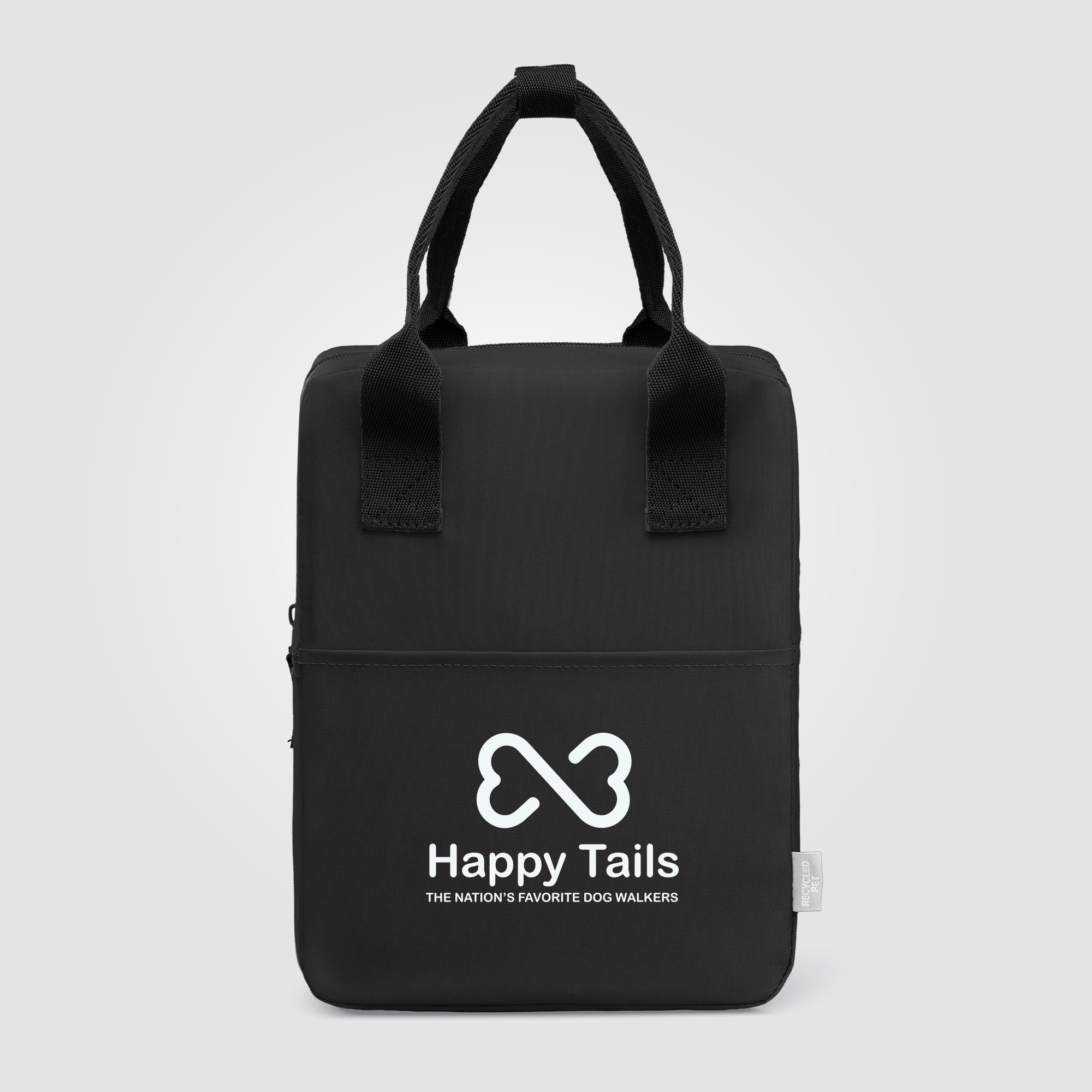 Sac isotherme en rPET 6 L avec doublure PEVA Majesty Noir
