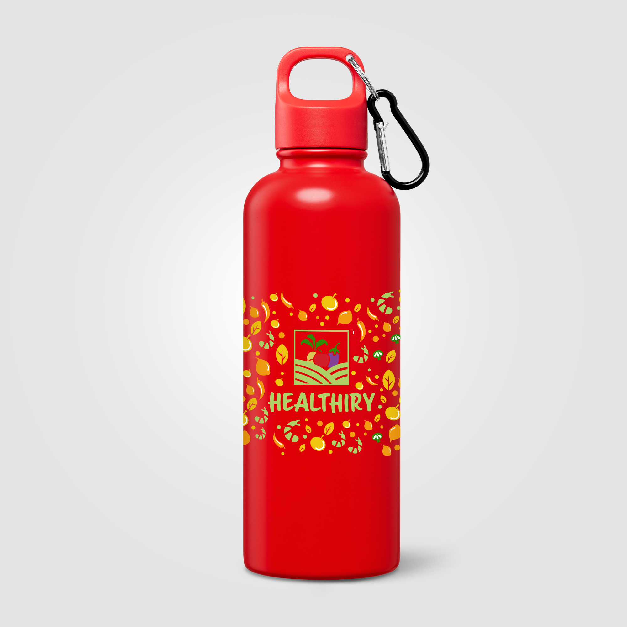Gourde en acier inoxydable recyclé 750 ml Portland Plus Rouge