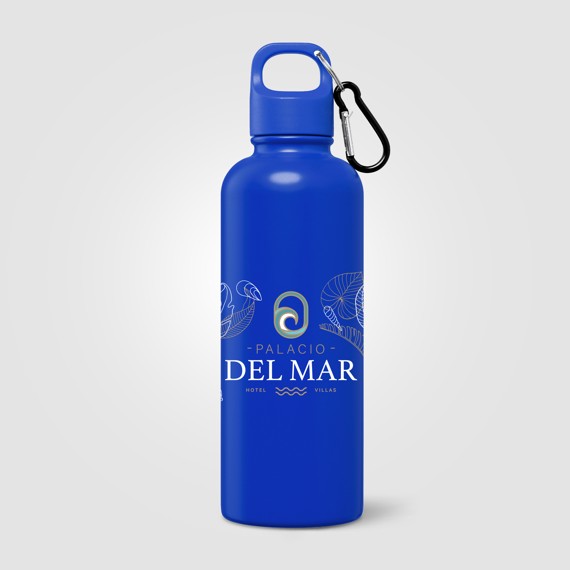Gourde en acier inoxydable recyclé 750 ml Portland Plus Bleu