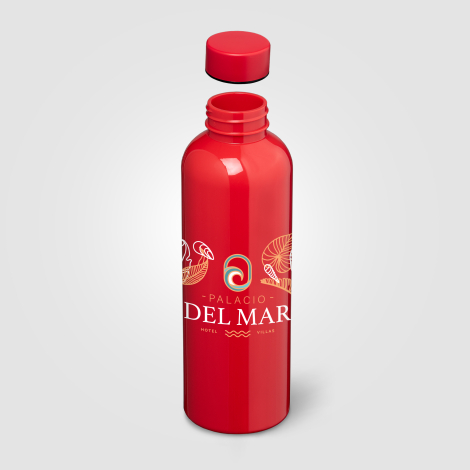 Gourde en rPET brillant 680 ml étanche Norden