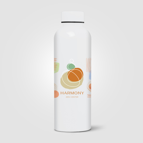 Gourde en rPET brillant 680 ml étanche Norden