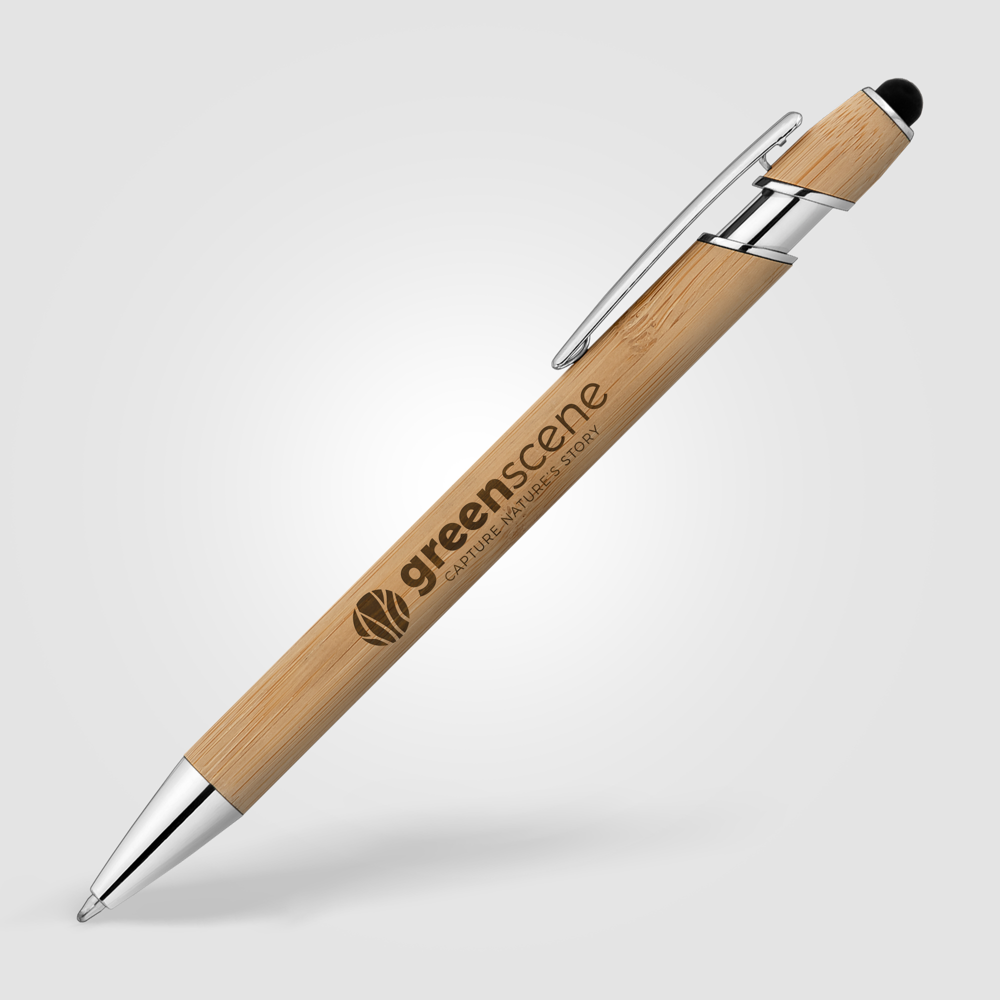 Stylo/stylet publicitaire - Prince Bamboo Bambou