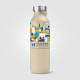 Bouteille publicitaire 2 en 1 recyclée 590 ml - Freya Duo