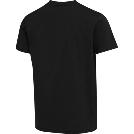T-shirt unisexe bleu marine présenté de dos sans personnalisation apparente.