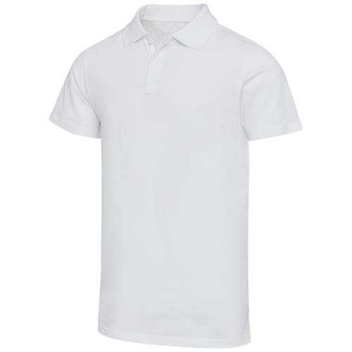 Polo publicitaire manches courtes 180 g/m² Graphite Blanc