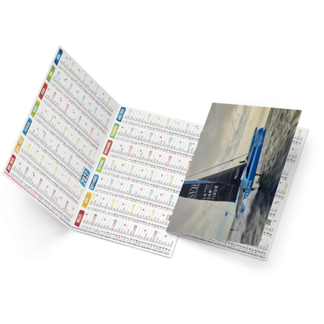 Calendrier de poche publicitaire - Loic