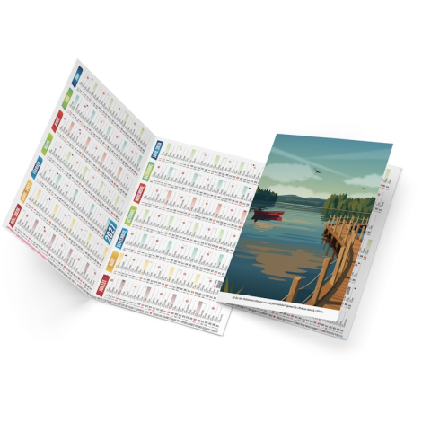 Calendrier de poche promotionnel - Lila 