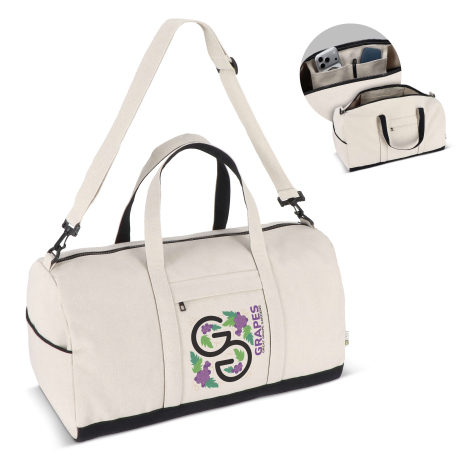 Sac voyage publicitaire zippé 56 cm Reuuz Canvas