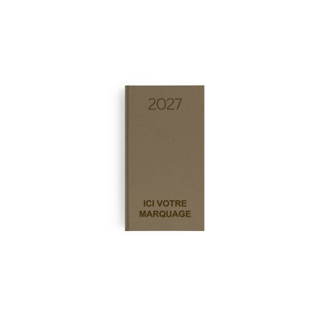 Agenda promotionnel 3 formats - Naturel