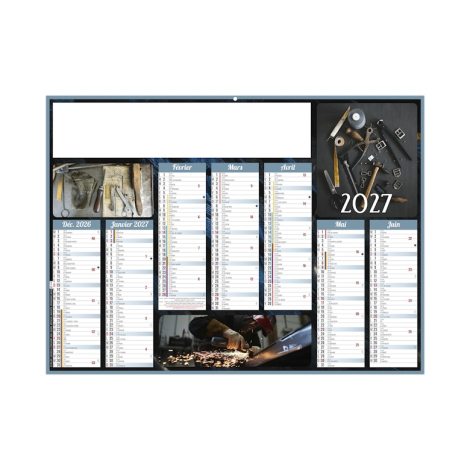 Calendrier bancaire promotionnel - ARTISANAL