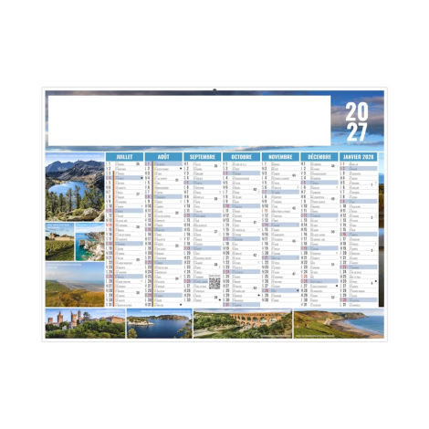 Calendrier bancaire personnalisable - Julien