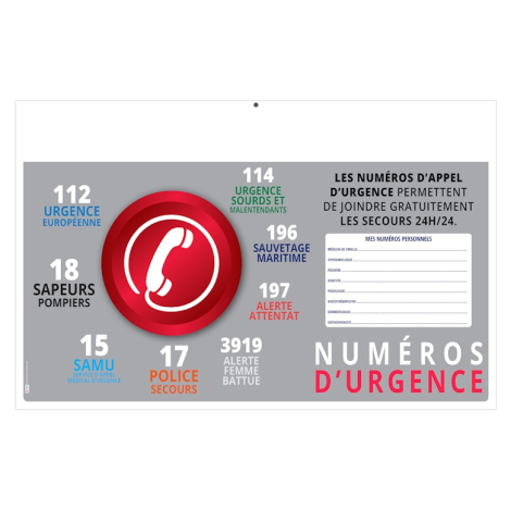 Calendrier bancaire promotionnel maxi - THERMAL