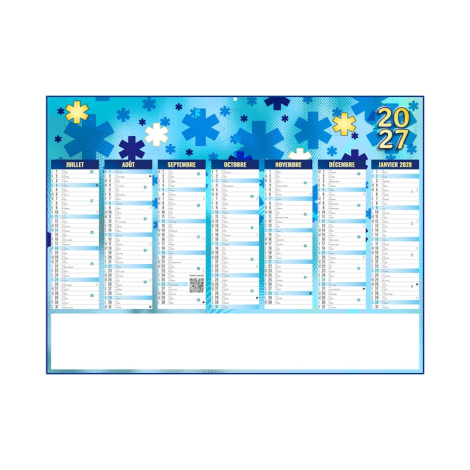 Calendrier de banque publicitaire - MATTHIEU
