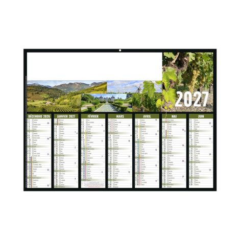 Calendrier de banque promotionnel - AYMERIC