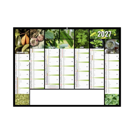Calendrier bancaire promotionnel - CAMELEON