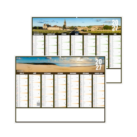 Calendrier bancaire promotionnel - LIBERTÉ