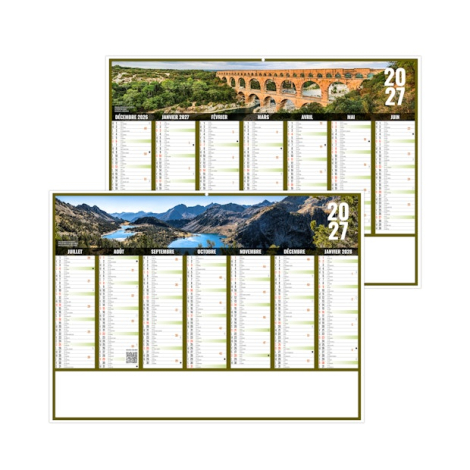 Calendrier bancaire promotionnel - LIBERTÉ