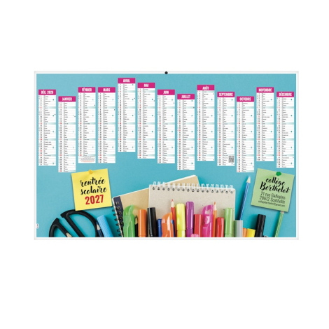 Calendrier bancaire publicitaire - CREATION