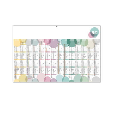 Calendrier bancaire promotionnel - BULLES