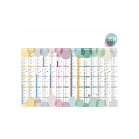 Calendrier bancaire promotionnel - BULLES