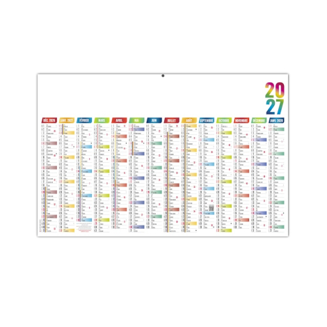 Calendrier bancaire promotionnel - CASIMIR
