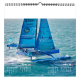 Calendrier illustré publicitaire - Voile sportive