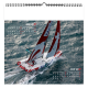 Calendrier illustré publicitaire - Voile sportive