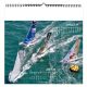 Calendrier illustré publicitaire - Voile sportive