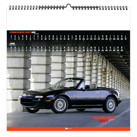 Calendrier illustré promotionnel - Youngtimers