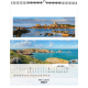Calendrier illustré publicitaire - La France panoramique