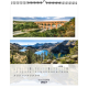Calendrier illustré publicitaire - La France panoramique
