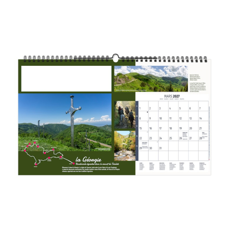 Calendrier illustré personnalisable - Envergure
