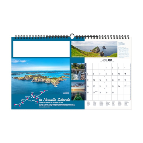 Calendrier illustré personnalisable - Envergure