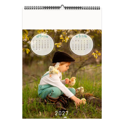 Calendrier illustré promotionnel - Les p'tits compagnons