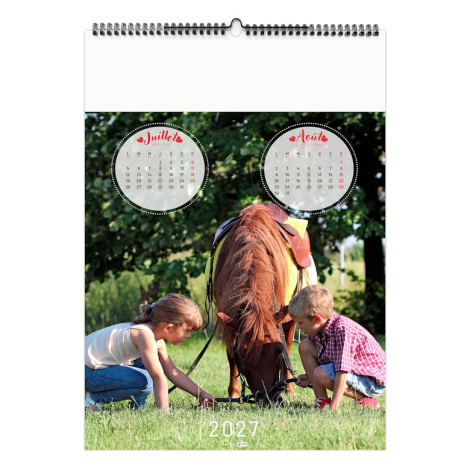 Calendrier illustré promotionnel - Les p'tits compagnons