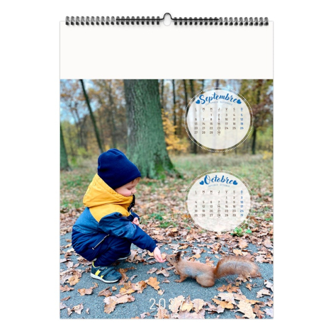 Calendrier illustré promotionnel - Les p'tits compagnons