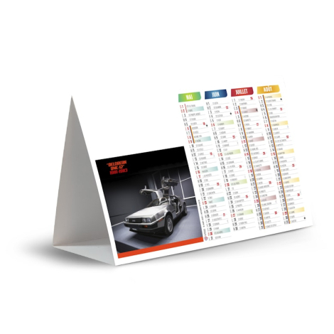 Chevalet de comptoir publicitaire - Design Car
