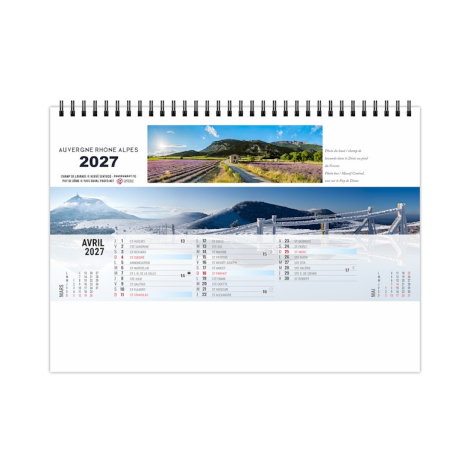 Chevalet personnalisable standard 13 feuillets - Grand angle