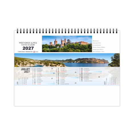 Chevalet personnalisable standard 13 feuillets - Grand angle
