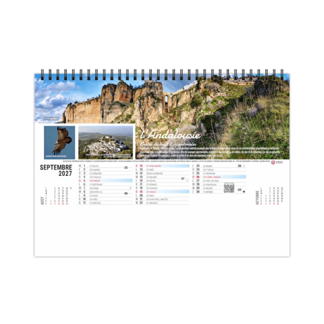 Chevalet personnalisable standard 13 feuillets - Sentiers