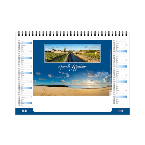 Chevalet standard publicitaire 7 feuillets - Paysages de France