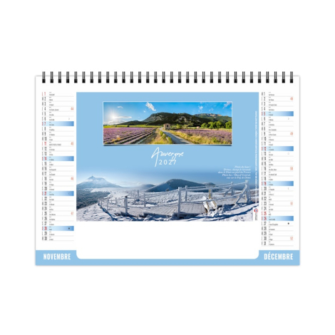 Chevalet standard publicitaire 7 feuillets - Paysages de France