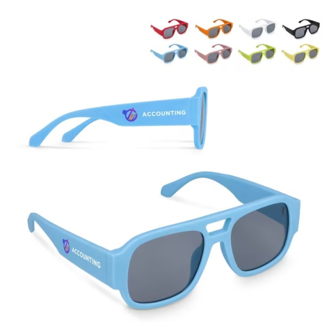 Solaires publicitaires UV400 en RPC Bastian