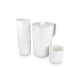 Ensemble publicitaire carafe 2 L et 4 verres R-PET Liv Ensemble publicitaire carafe 2 L et 4 verres R-PET Liv